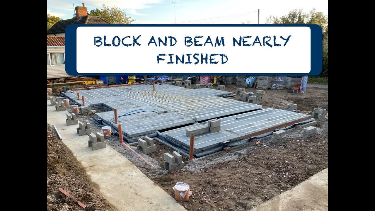 Working on a block and beam floor