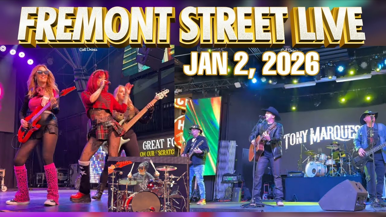 FREMONT STREET LIVE LAS VEGAS Tony Marques Band Sugar