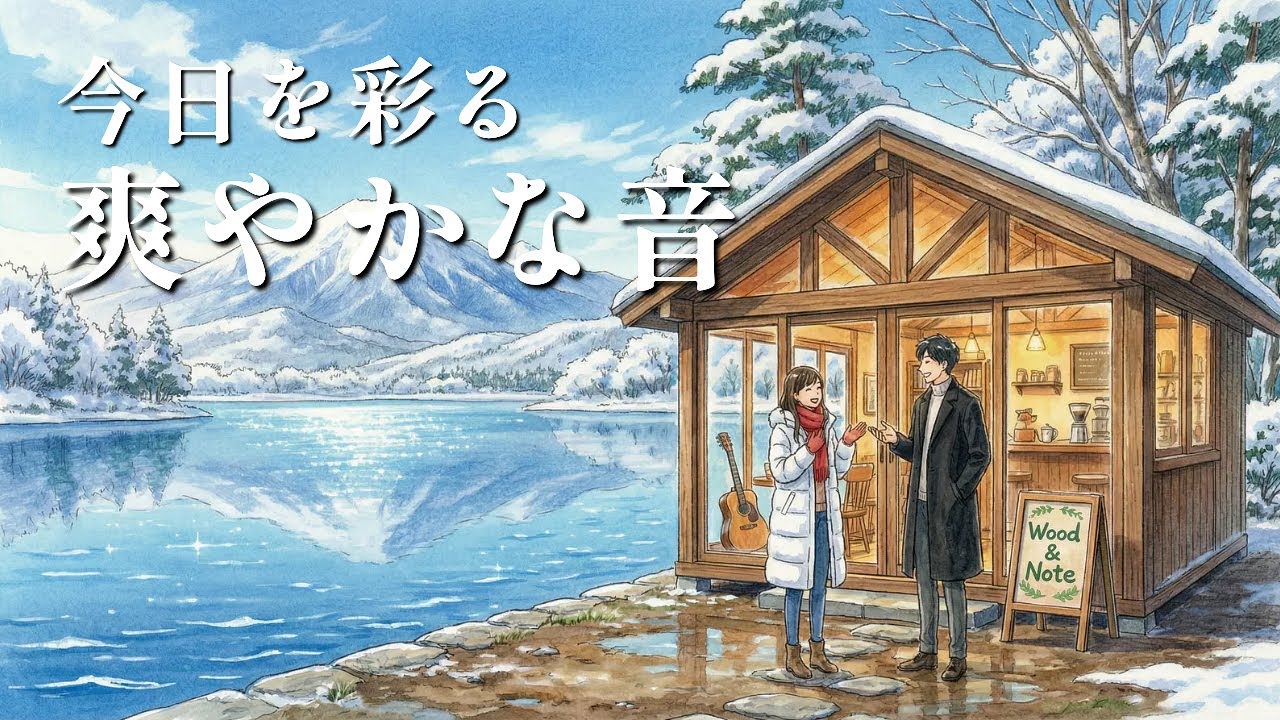 心に活力を与える爽やかなBGM 🌿 作業用・勉強用 ピアノ & ギター | Upbeat Acoustic / Wood & Note