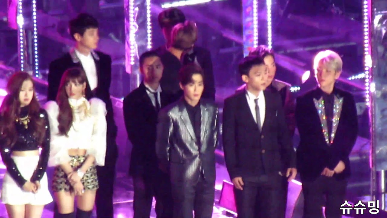 171225 가요대전 EXO 엑소 등장