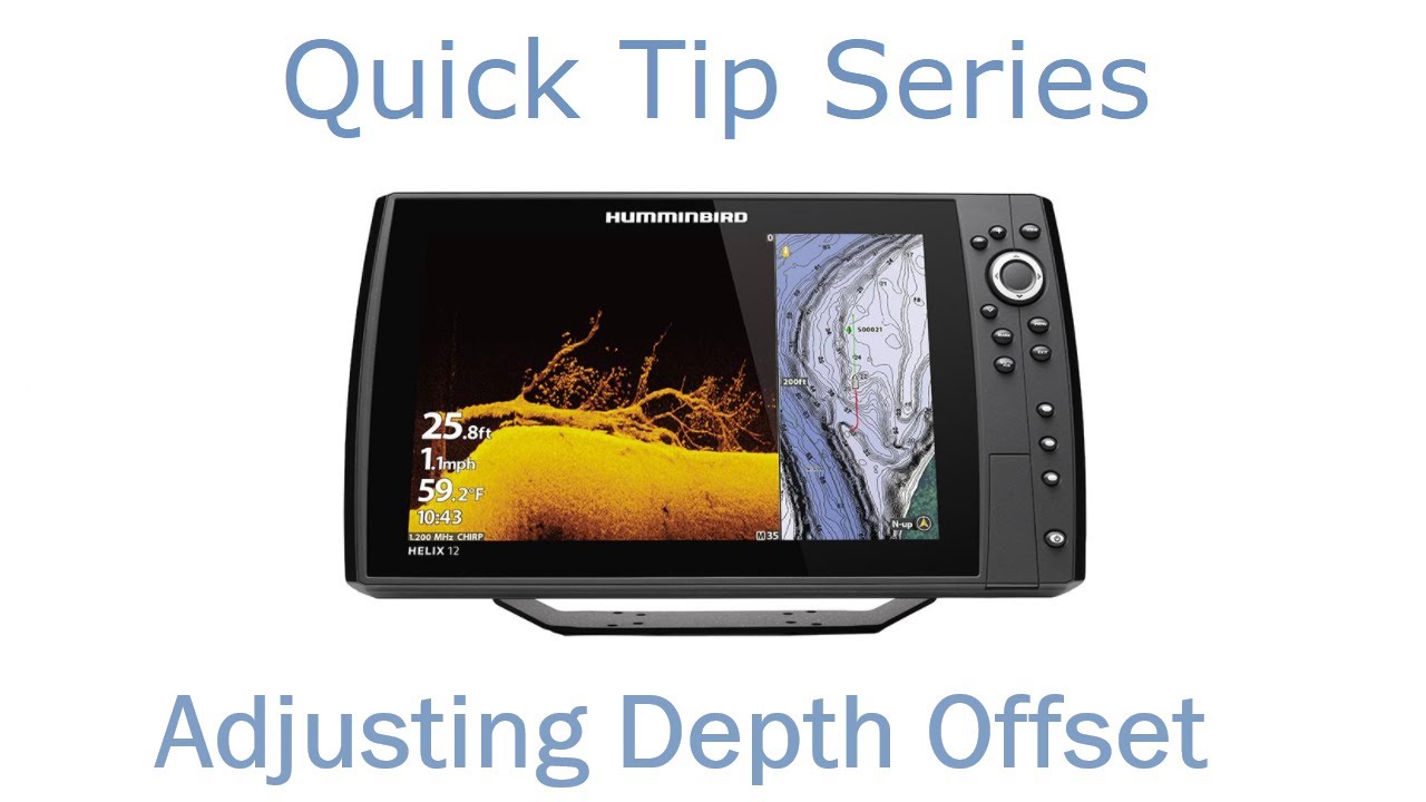 How to adjust Depth Offset - Humminbird Helix and Minn Kota Ultrex