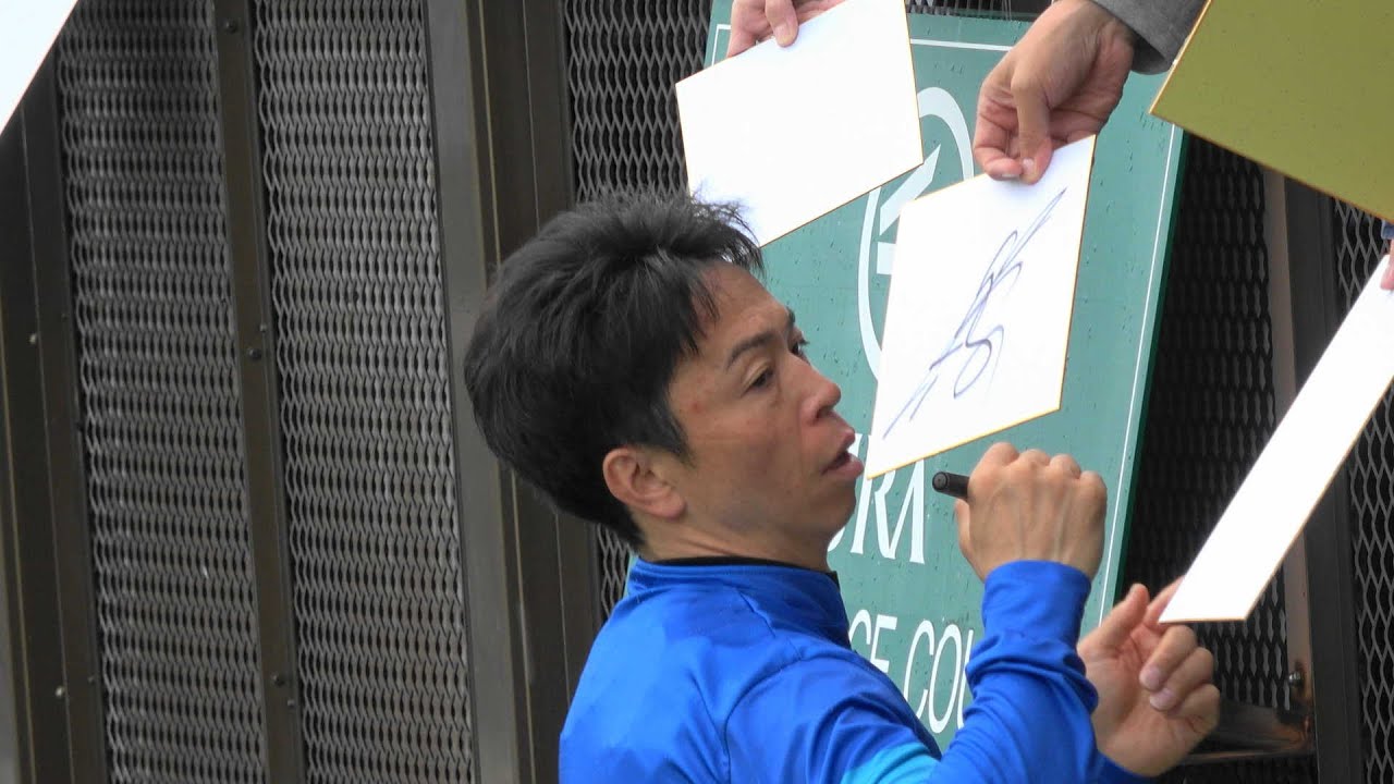 メイクデビュー東京　ラッキーキッド　北村宏司騎手のファンサービス