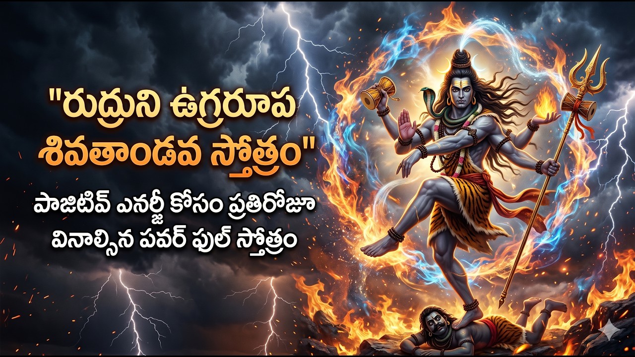 Powerful Shiva Thandavam | Powerful Chanting | High Energy Version | @divyanaadapravah | #bhakti
