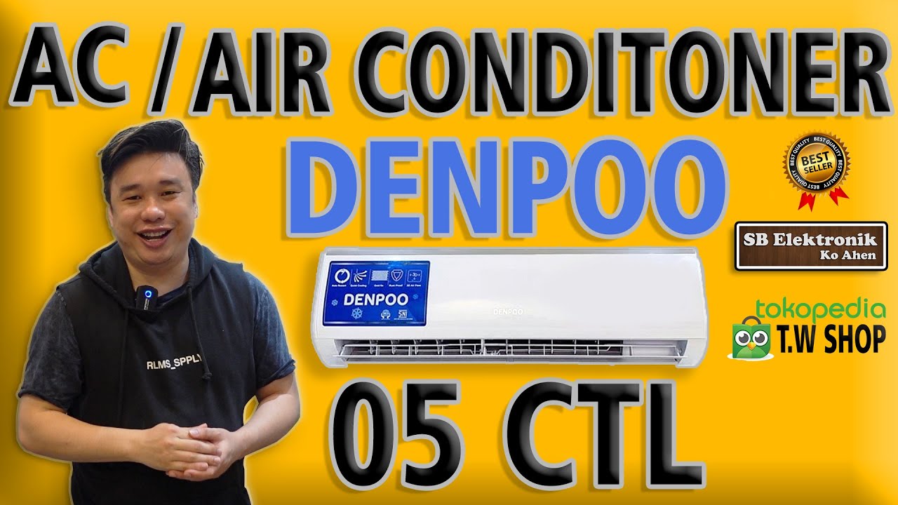AC / AIR CONDITIONER DENPOO 05 CTL  Asli Cepet Dinginya || Elektronik Murah Depok,Bogor