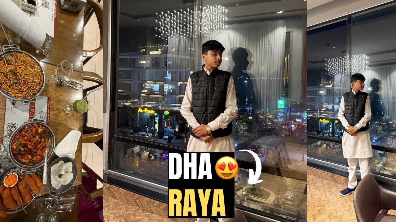 Visit to dha Raya 🙂| full menu order karliya 😂•