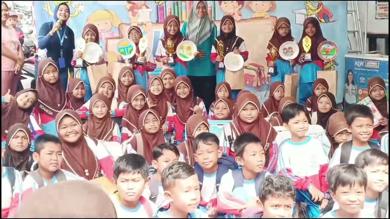 SDN SEDATI 1 NGORO kreasi bersama  SI DOMAR#lombamenggambar 