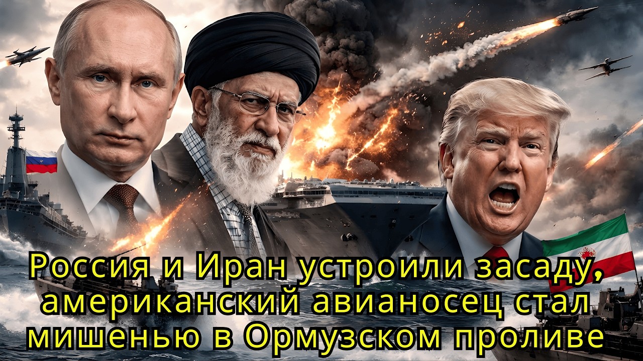 Россия и Иран устроили засаду, американский авианосец стал мишенью в Ормузском проливе