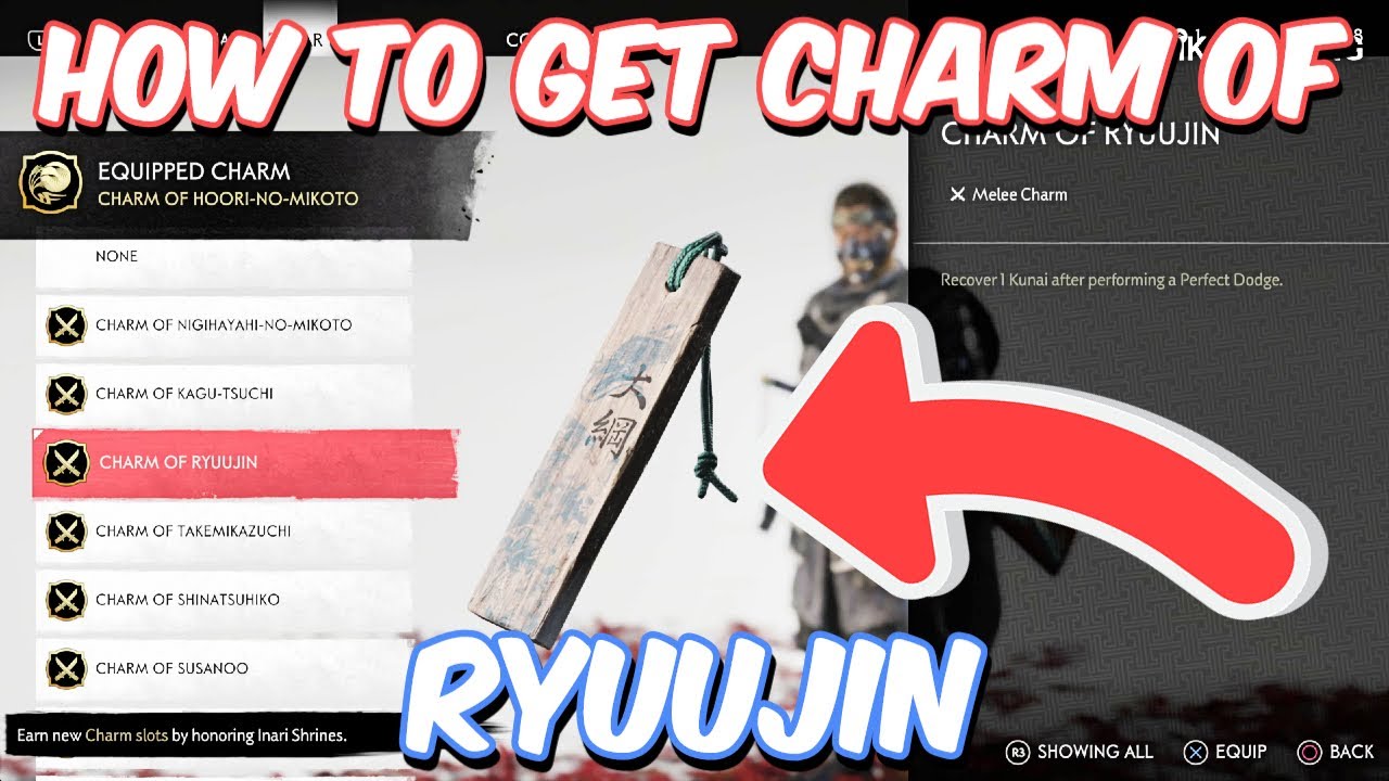 How to Get the CHARM OF RYUUJIN | GHOST OF TSUSHIMA Full Walkthrough | Road to Yotei