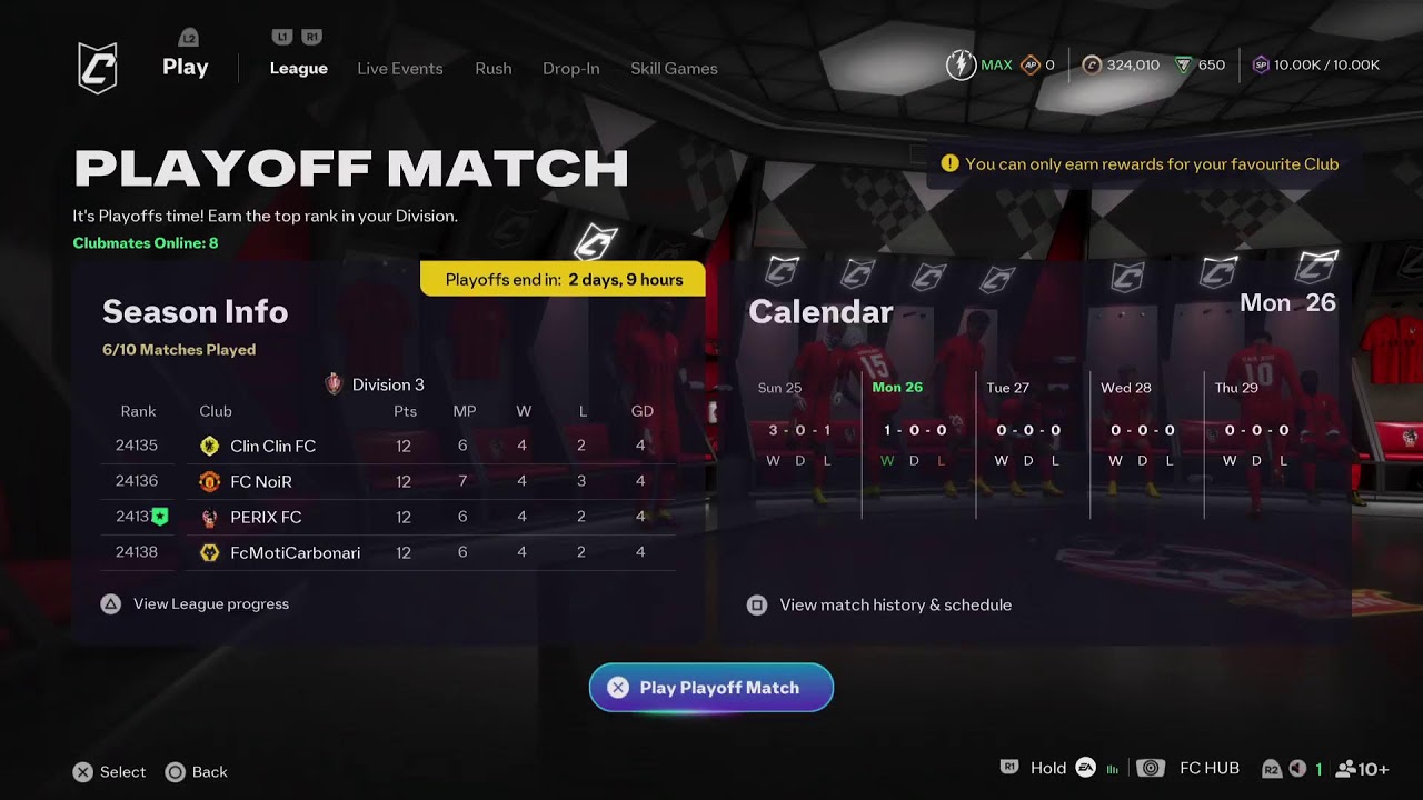 EAFC26 Proclubs Gameplay