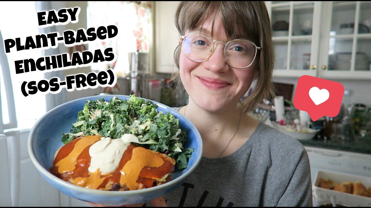 Easy Plant-Based Enchiladas (sos-free)