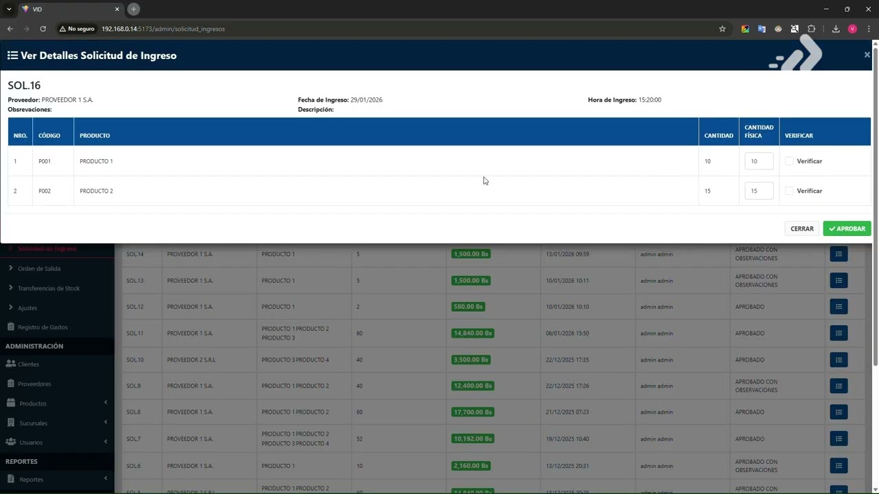 18 SECCION OPERACIONES MODULO SOLICITUD DE INGRESO SISTEMA VID ‐ Hecho con Clipchamp