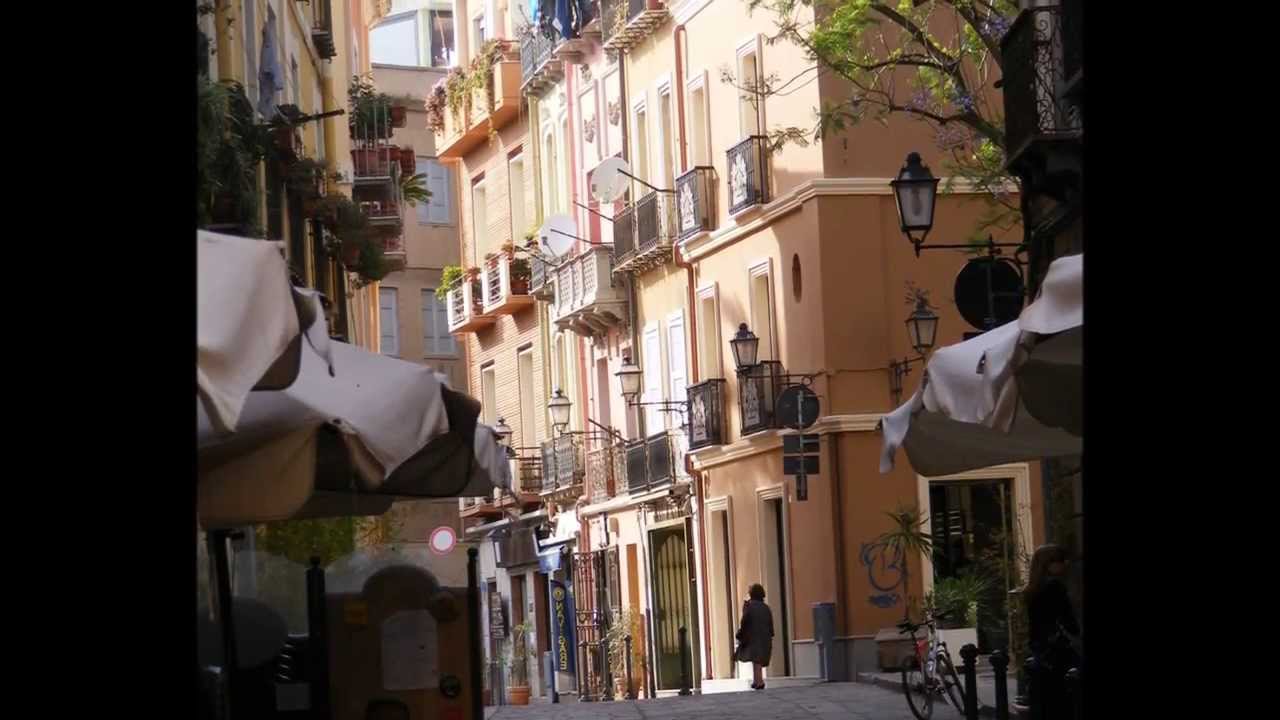 Cagliari Quartiere Marina 1° Video (Sardegna Italy)