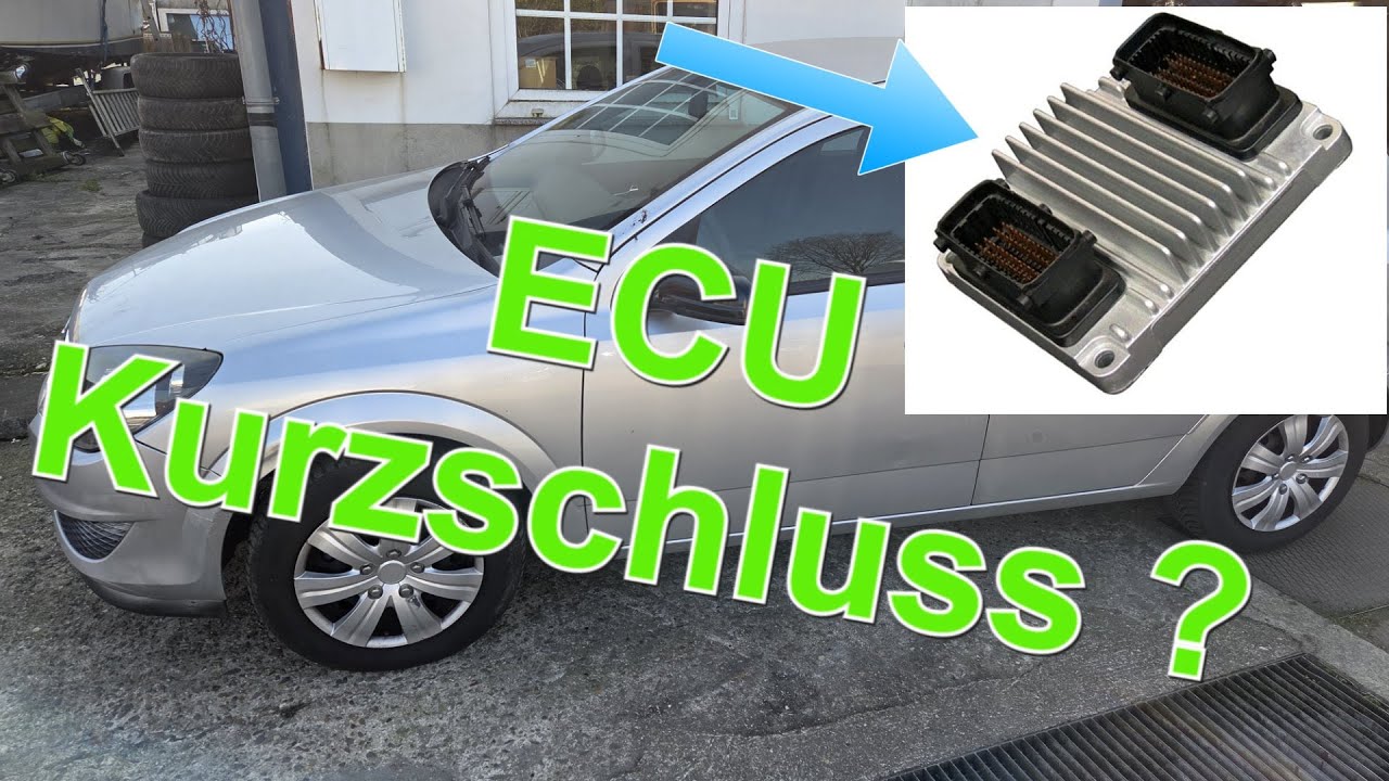Motorsteuergerät ECU Kurzschluss und defekt ? Lohnt sich die Reparatur am Opel Astra ?