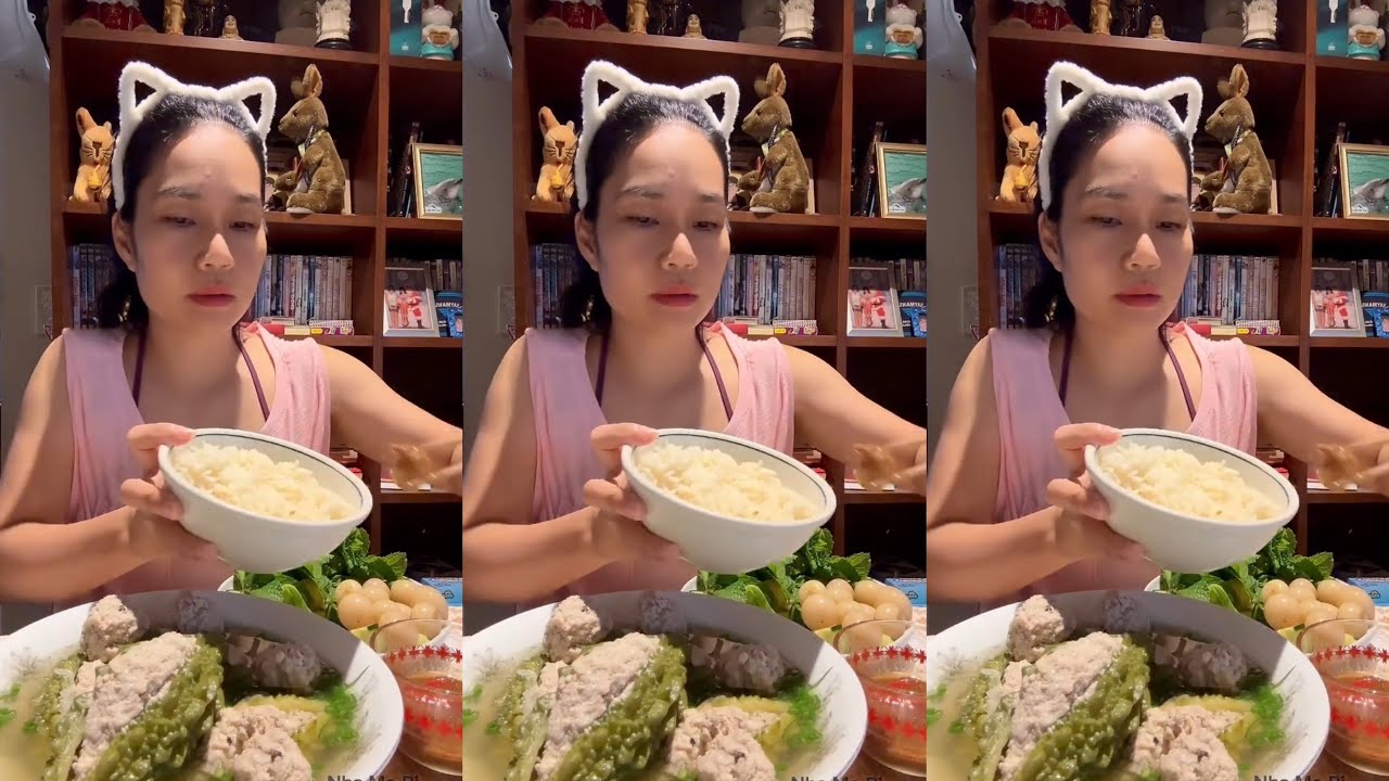 Ở Úc ăn cơm canh khổ hoa và cà pháo chấm mắm nêm siêu ngon 