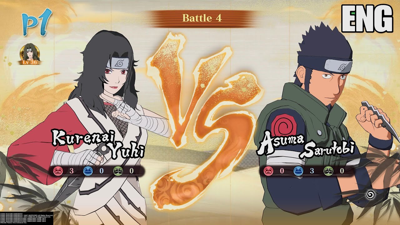 NXBUNSC: Kurenai Yuhi vs. Asuma Sarutobi (ENG) [Requested]