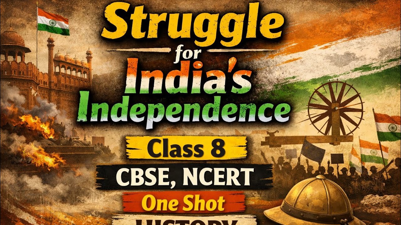 Struggle for India's Independence - Class 8 History CBSE NCERT