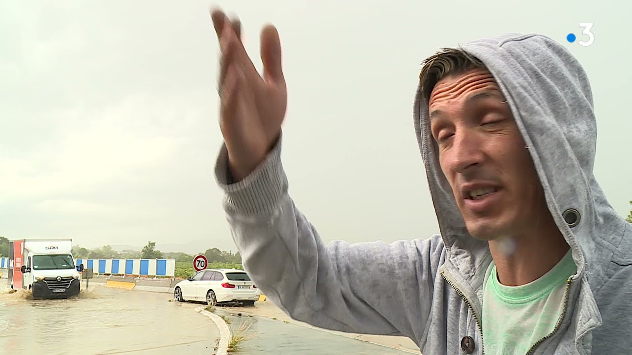 Le Gard en vigilance rouge : grêle et inondations en cours, des routes coupées, trafic SNCF arrêté