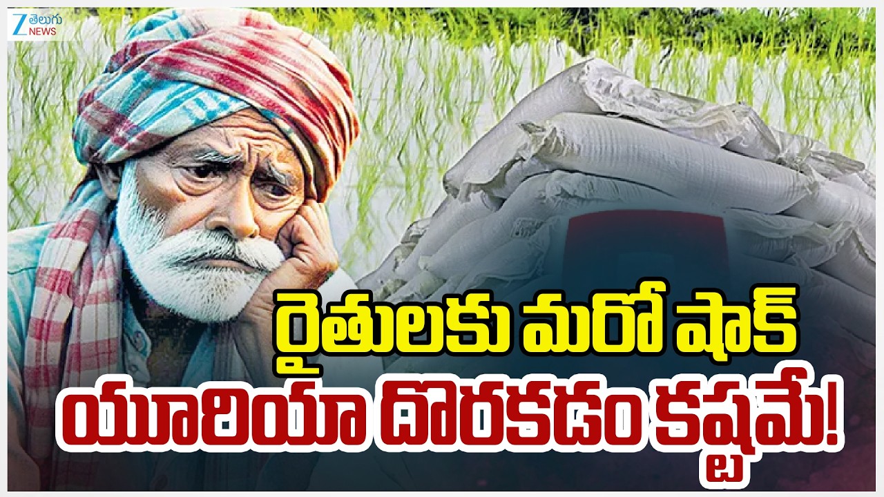 Farmers Facing Urea Problem  | రైతులకు మరో షాక్ యూరియా దొరకడం కష్టమే! Zee Telugu News