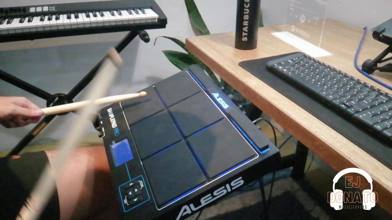 Sugar - Maroon 5 (Alesis samplepad pro) Drum Cover