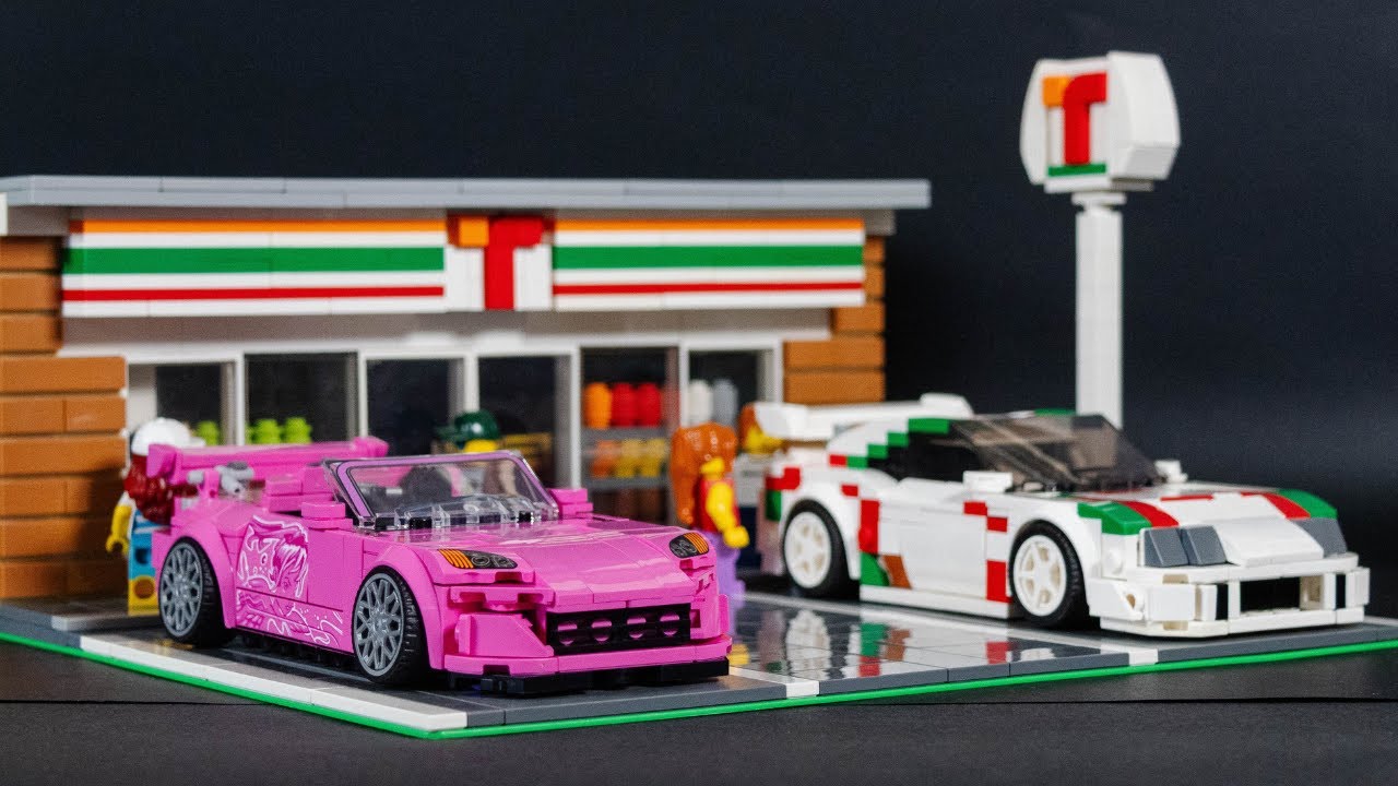 Building a lego 7-eleven for my Speed Champions