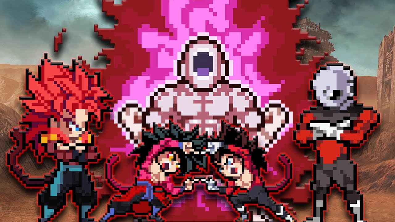 Xeno Gogeta vs Jiren (Sprite Animation)