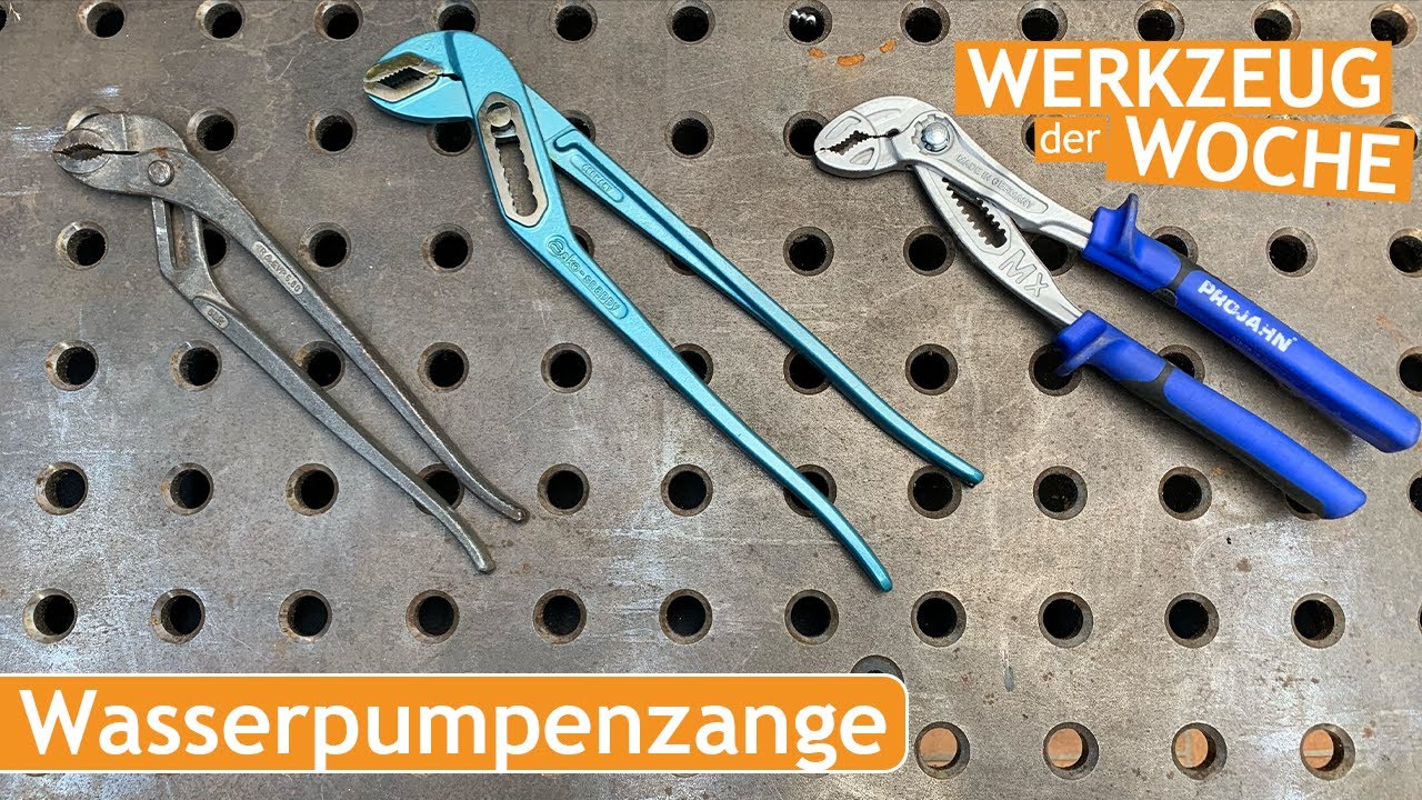 Snappy 300mm von Gedore | Wasserpumpenzange richtig benutzen | Made in Germany | Werkzeug der Woche