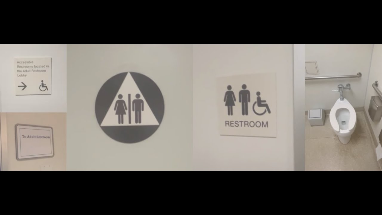 Office Building Unisex Restroom Full Shoot