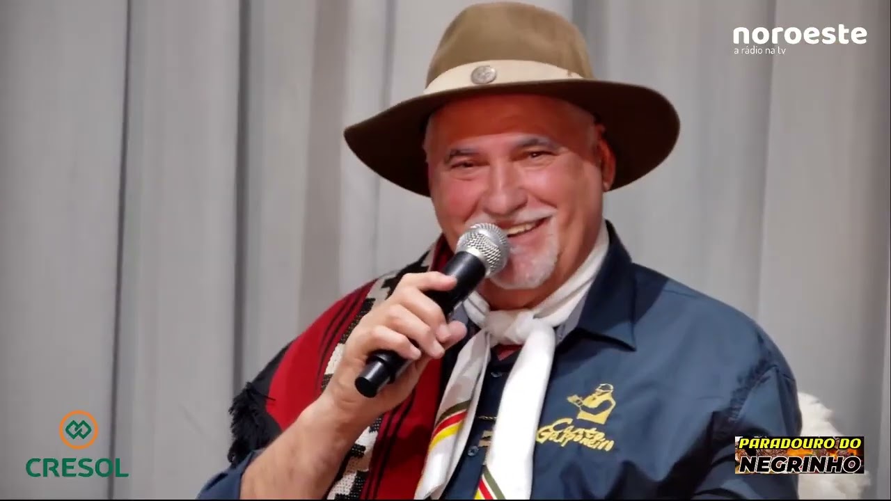 Nenito Sarturi, no Programa PÓ DO PAMPA. 
