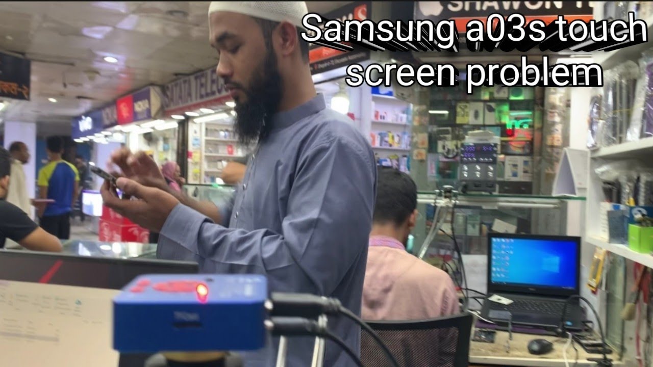 Samsung Galaxy a03s screen touch problem