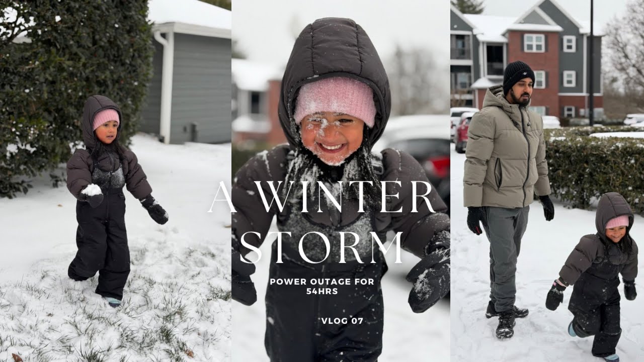 Winter Storm Hits & Power Goes Out — But Snow Play Saves the Day