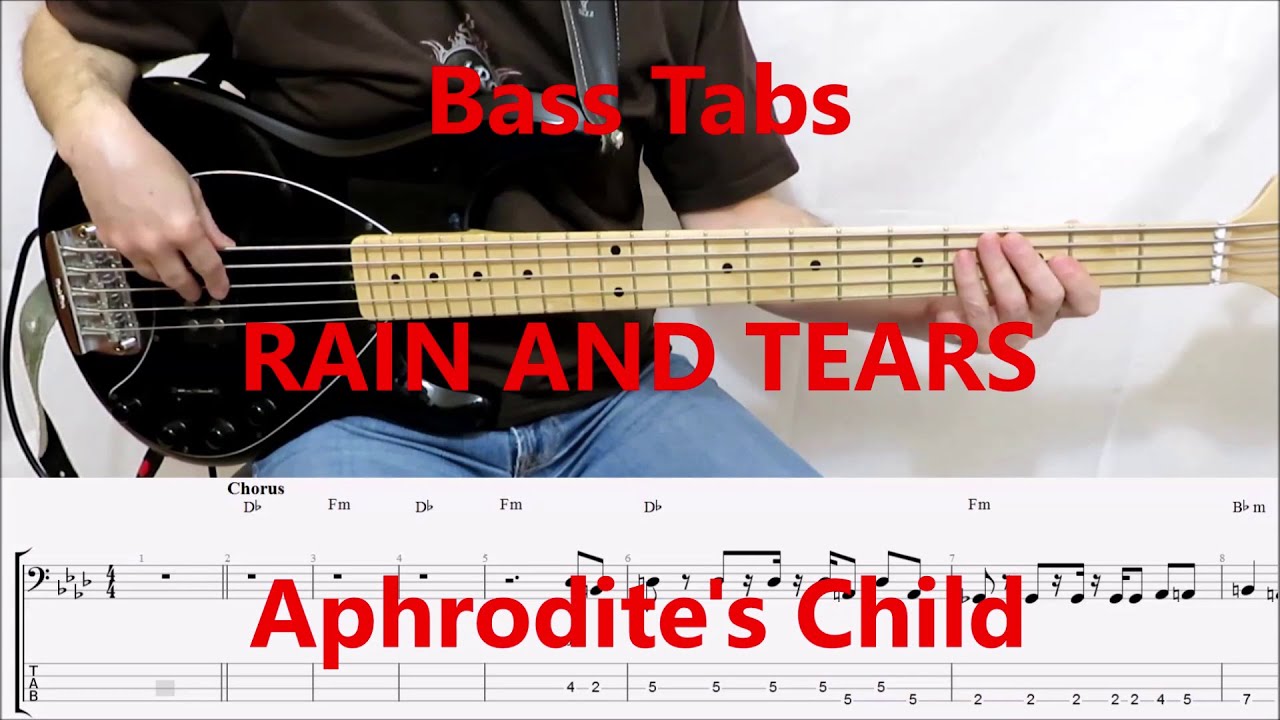 Aphrodite's Child - Rain And Tears (BASS COVER TABS)