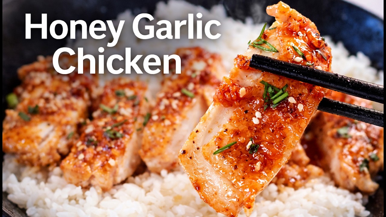 The Easiest One Pan Honey Garlic Chicken (30 Minutes)