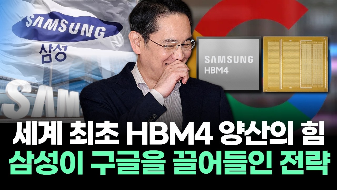 “세계 최초 HBM4 양산의 힘” 삼성이 구글을 끌어들인 전략