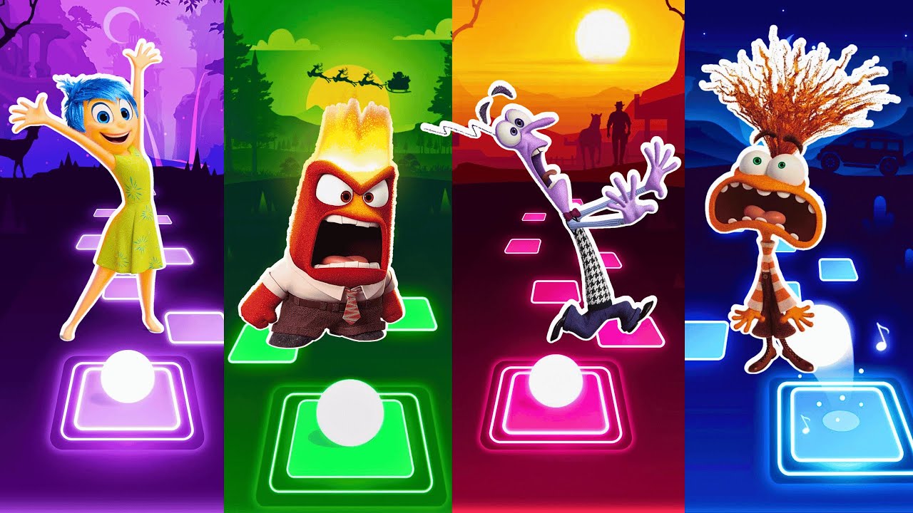 Joy 🆚 Anger 🆚 Fear 🆚 Anxiety | Tiles Hop