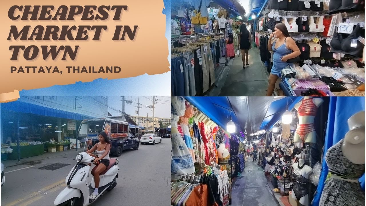Possibly the Cheapest Market in Pattaya Thailand (Soi Buakhao Day Market)