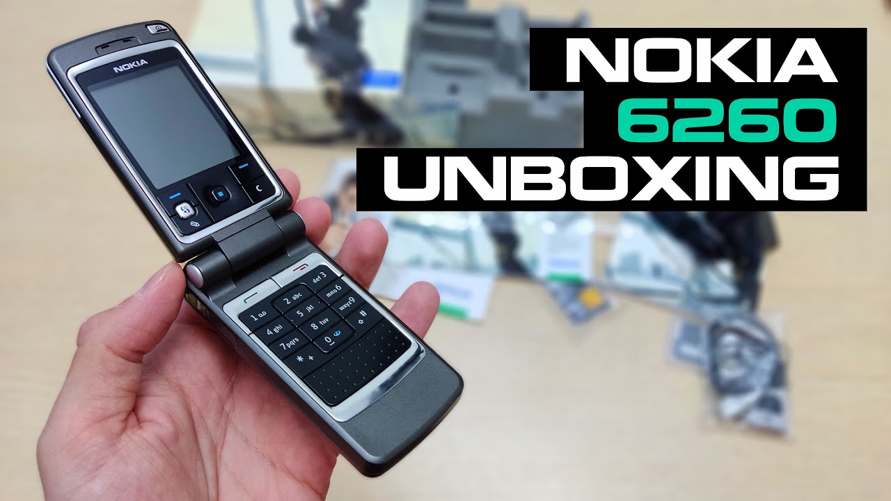 Nokia 6260 Unboxing 4K (RM-25) - Review - Full Pack with all accessories