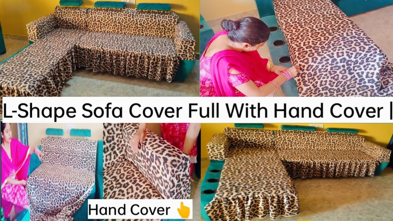 L-Shape Full Sofa Cover,Frill Sofa Cover, L- सोफा कवर बनाना सीखें।Sofa cover Cutting and stitching