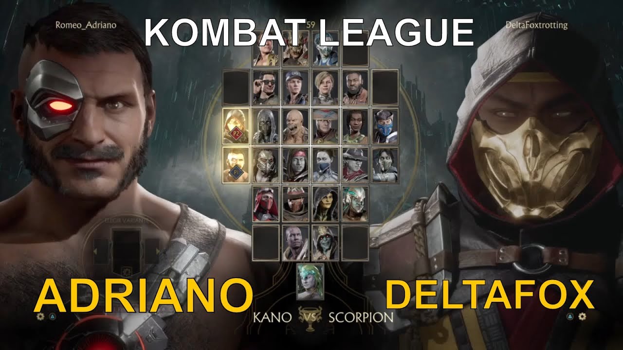 MK11: T7G | Adriano (Kano) Vs Deltafoxtrotting (Scorpion) - Kombat League