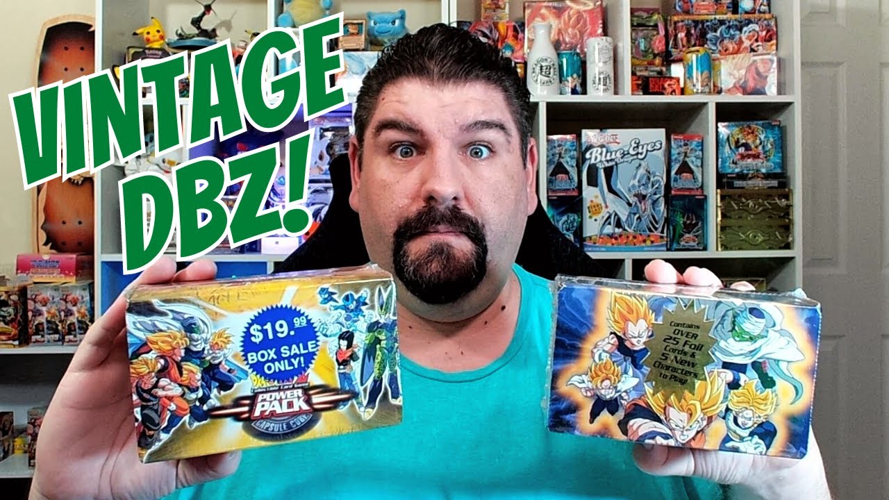 *VINTAGE* Score Dragon Ball Z Power Pack Boxes from 2002! With Saiyan Saga Booster Packs Inisde!