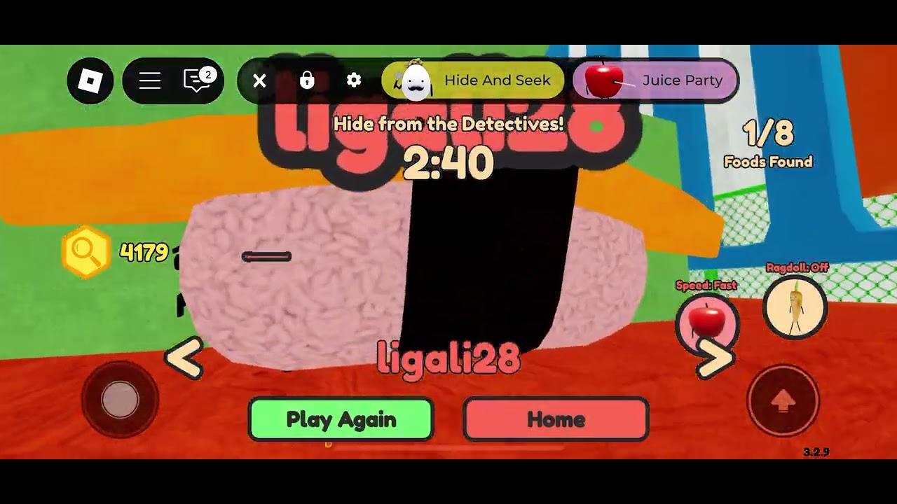 White foods in hide and seek  (Don’t matter what I said in the start)