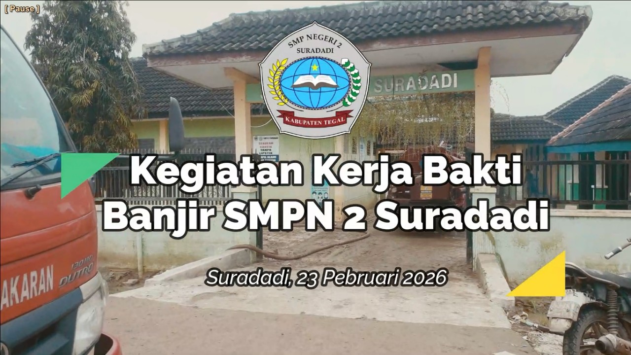 Kerja Bakti Banjir SMPN 2 Suradadi