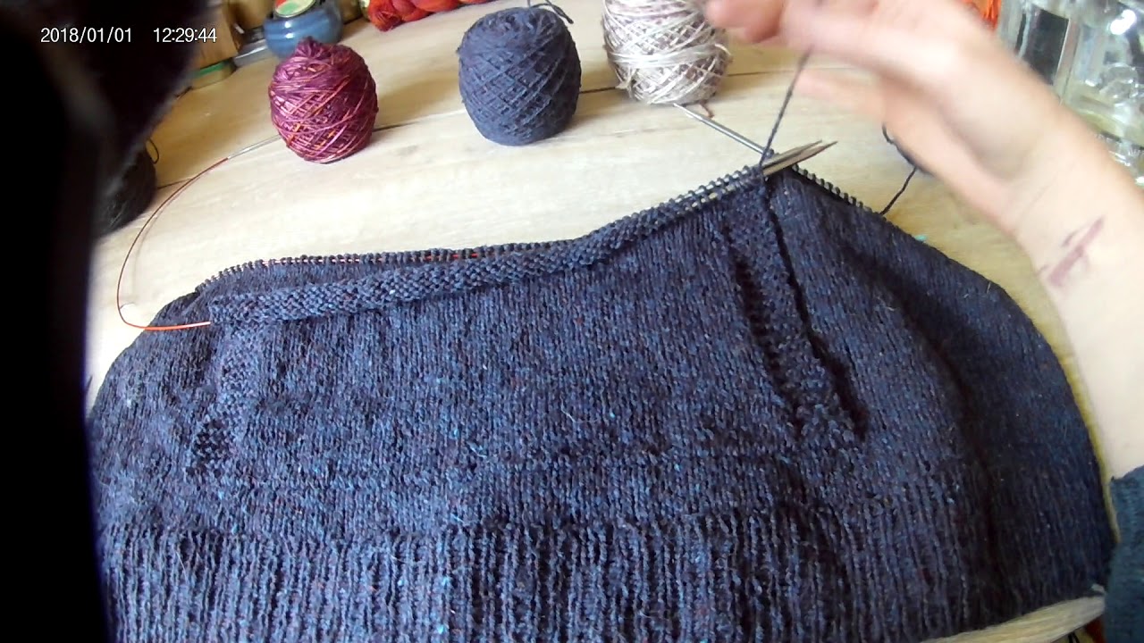 Joining a Front Pocket Knitting