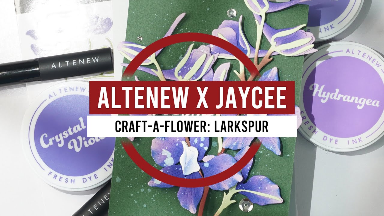 Unlocking Realism with Craft-A-Flower Larkspur | Join Jaycee Live with Altenew