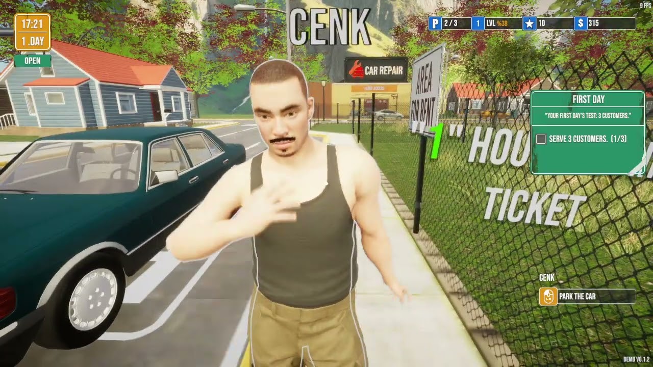 I became a parking manager in this game
