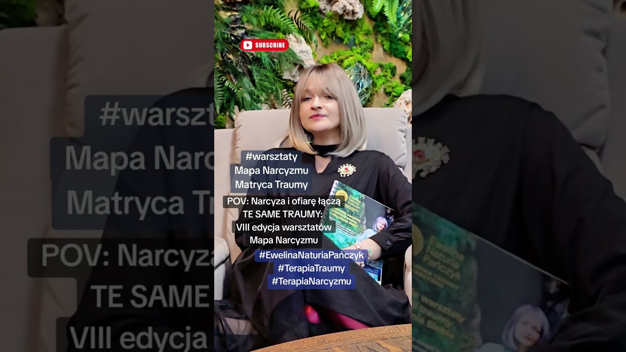 Narcyza i ofiarę łączą te same traumy. VIII edycja warsztatów Mapa Narcyzmu. Ewelina Naturia Pańczyk