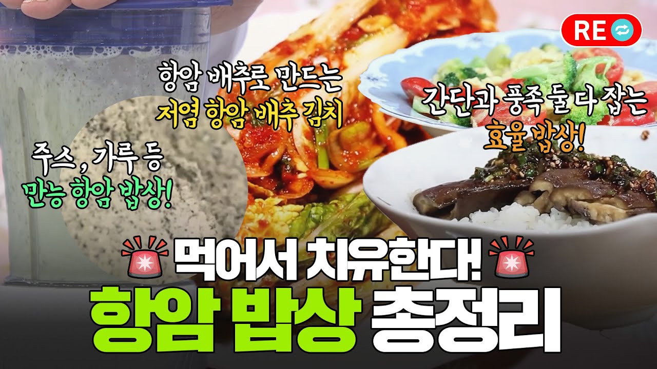 [바른 리플레이🔁]면역세포 만드는 항암 식단 총정리!