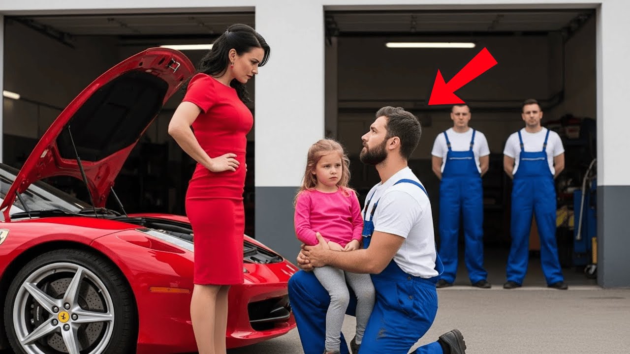 „Îți Pot Repara Ferrari-ul… Trebuie Doar Să-Mi Hrănesc Fiica” — Miliardara A Rămas Mută