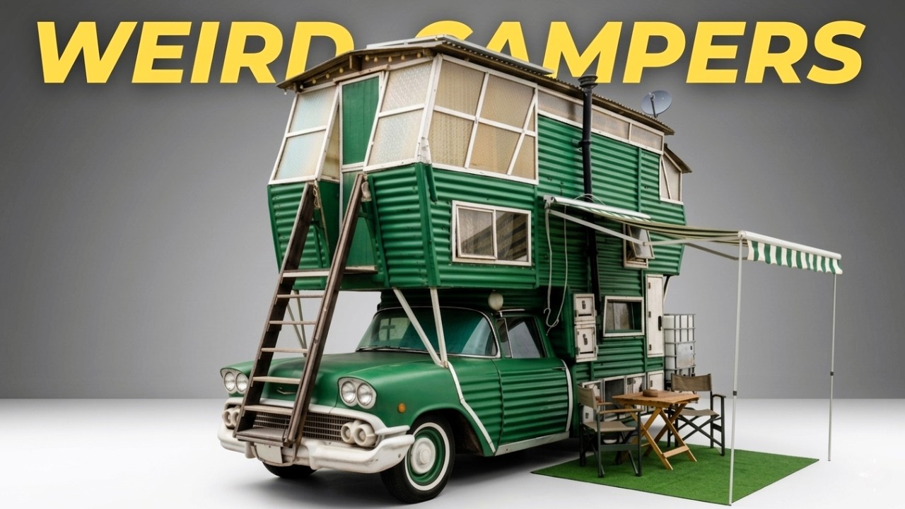 12 Weirdest Vintage Truck Campers You Won’t Believe Exist