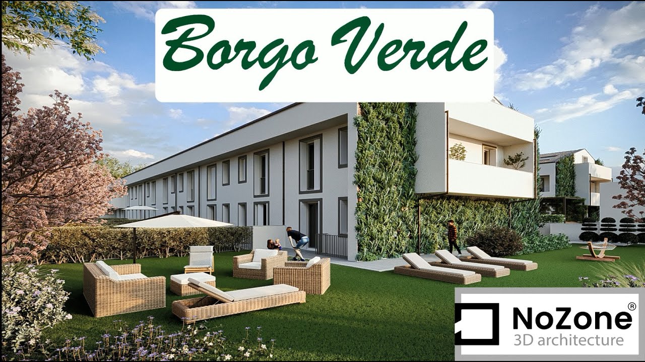 Animazione 3D - BORGO VERDE - Firenze - NoZone 3D Architecture