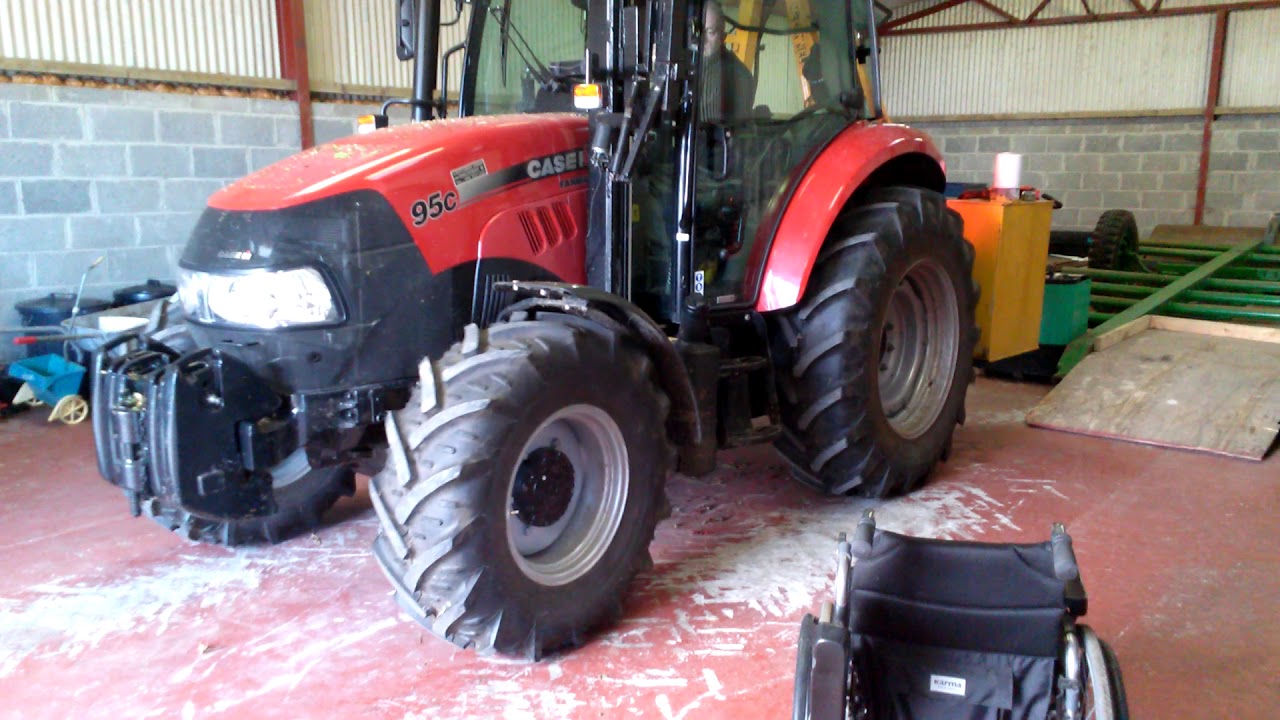 Wheelchair User Driving Tractor & Quad